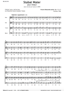 Stabat Mater, Op. 10, No. 1