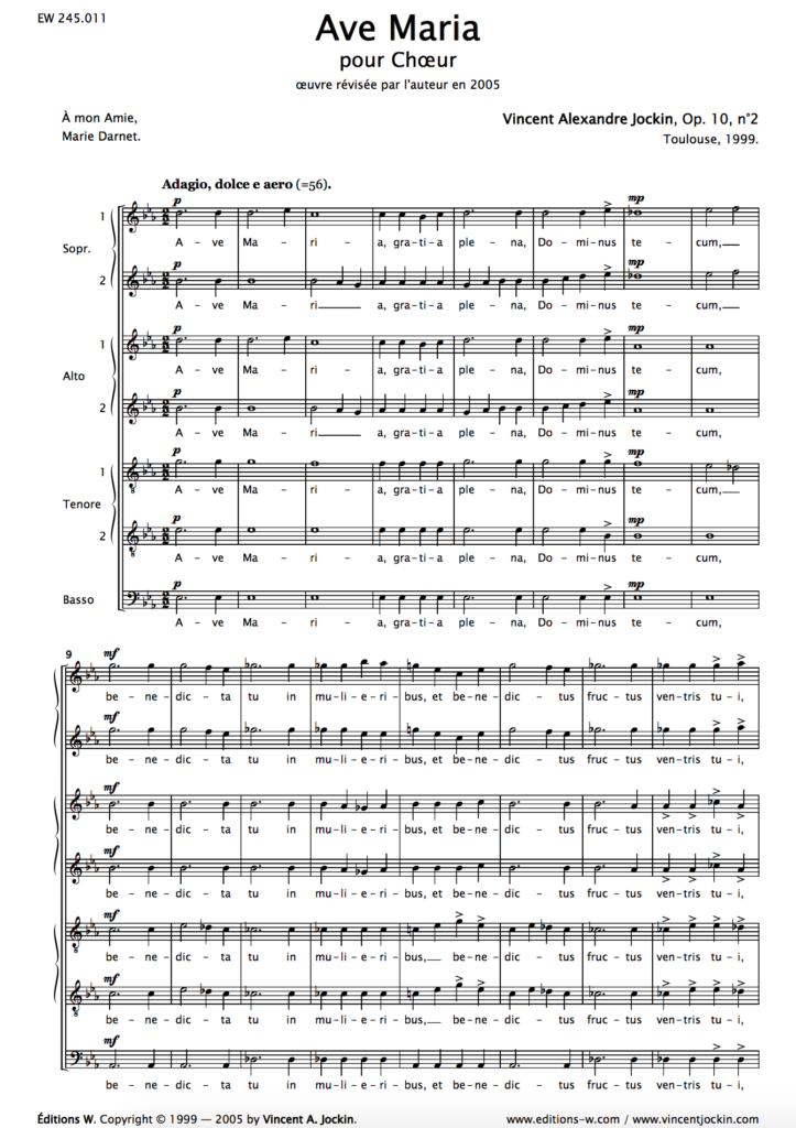 Ave Maria, Op. 10, No. 2