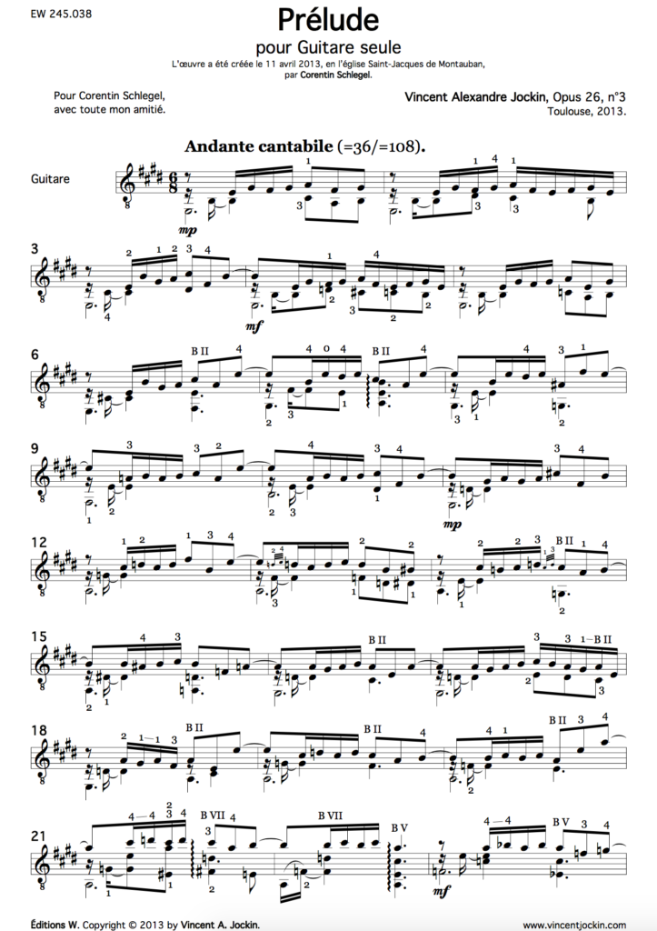 Prelude, Op. 26, No. 3